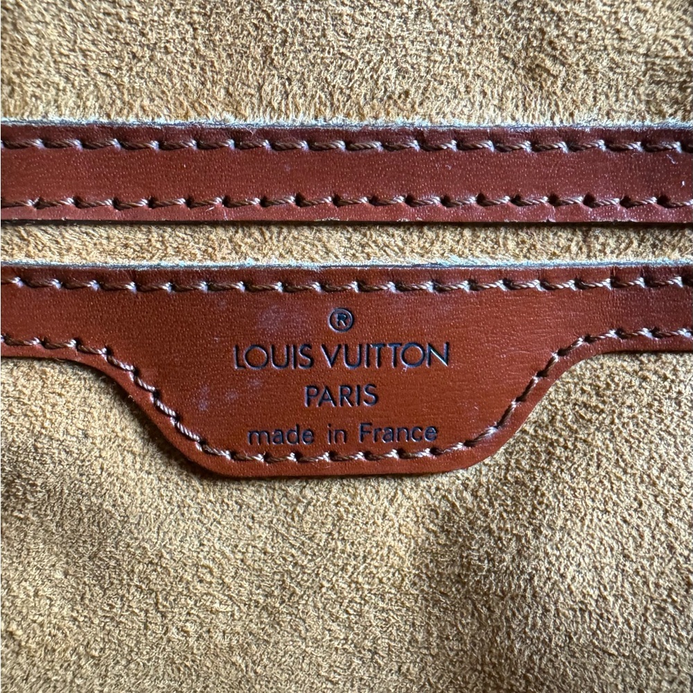 Authentic Vintage Louis Vuitton Saint Jacques Epi Brown Handbag Tote PM - Picture 11 of 16